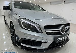 Mercedes Benz A45 AMG 4MATIC R19 BI Sunroof 2015 Silver